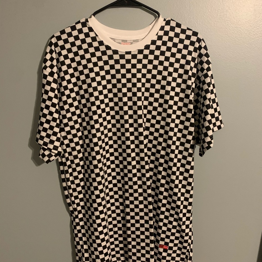 Supreme x Hanes Checkerboard Tee size L